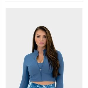 Balance Athletics crop zip up
